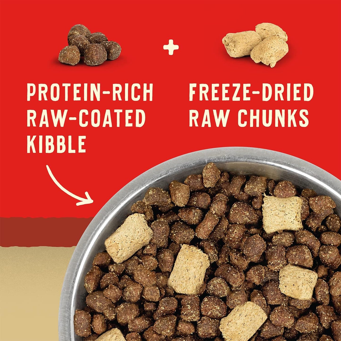 Stella & Chewy's Wild Red Dry Dog Food Raw Blend High Protein Wholesome Grains Red Meat Recipe, 21 lb. Bag