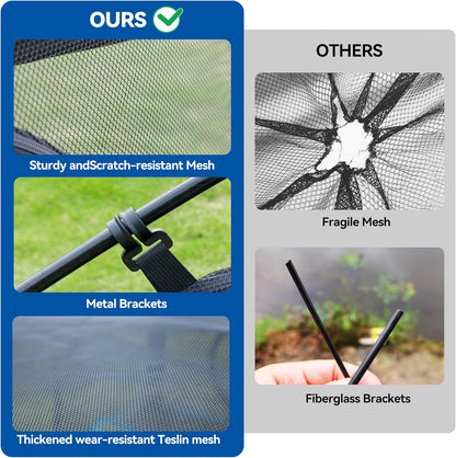 Extra Large Catio Cat Enclosure for Indoor and Outdoor with waterproof bottom,Itent 3 Tier Spacious Cat Tower Tent,Portable Cat Tent for Patio,Balcony, Deck & Camping Weatherproof & Sunproof(Patented)