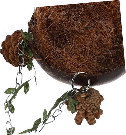 Parrot Sleeping Bed Bird Hammock Pet Bird Hanging Hut for Parrots Nest Swing