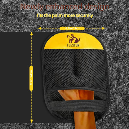 Pet Hair Remover Tool Glove for Cats & Dogs, Static Lint and Fur Removing Mitts for Laundry, Couch, Carpet, Clothing, and Auto Seats