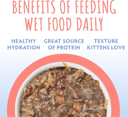 Soulistic Kitten, Tuna Formula in Gravy, 3oz Can, Pack of 12