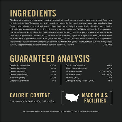 Purina Pro Plan Weight Control Dry Cat Food, Chicken and Rice Formula - 7 lb. Bag