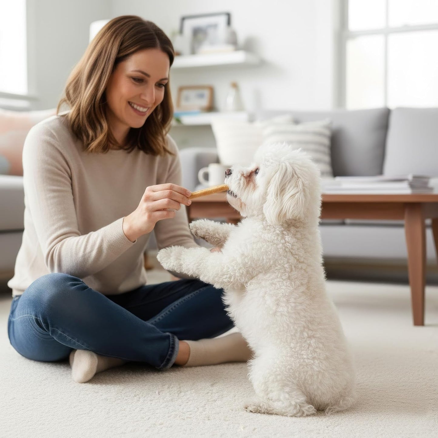 Fieldcrest Farms Nothin' to Hide Twist Stix, Beef Flavor, Easily Digestible, Supports Skin, Coat, Joints & Muscles, for Moderate Chewers Under 15lbs, 50 Pieces