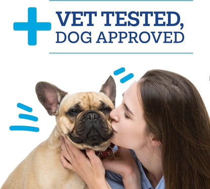 Vetality Brush Free Daily Dental Care Chews for Dogs | Cleans Teeth and Freshens Breath | 30 Count | B.E.S.T. Complex Provides Complete Oral Cleaning and Tartar Control