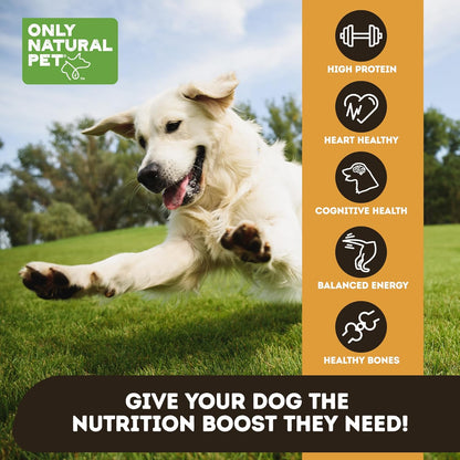 Only Natural Pet RawMeals Chicken Recipe Freeze-Dried Dog Food - High-Protein, Grain-Free, with Organ Meat, Fruits & Veggies - Complete Meal, Topper, or Treat for All Breeds & Picky Eaters - 9.5 oz
