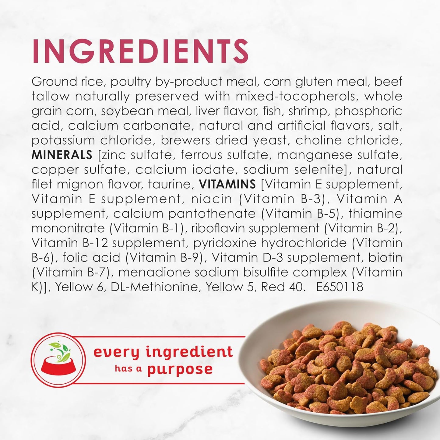 Fancy Feast Purina Filet Mignon Flavor with Real Seafood & Shrimp Dry Cat Food, 12 LB, Pack-2