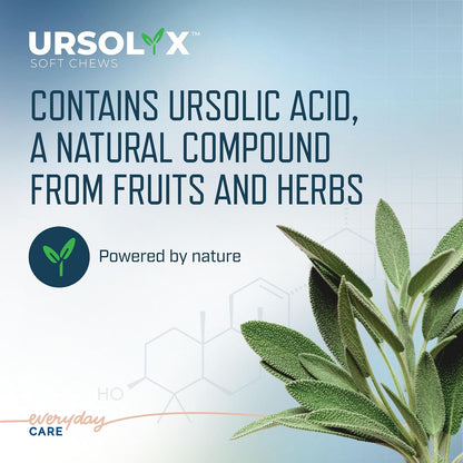 URSOLYXTM Soft Chews for Cats | Muscle Health Support for Senior, Active or Recovering Cats | 60 Count 2- Month Supply