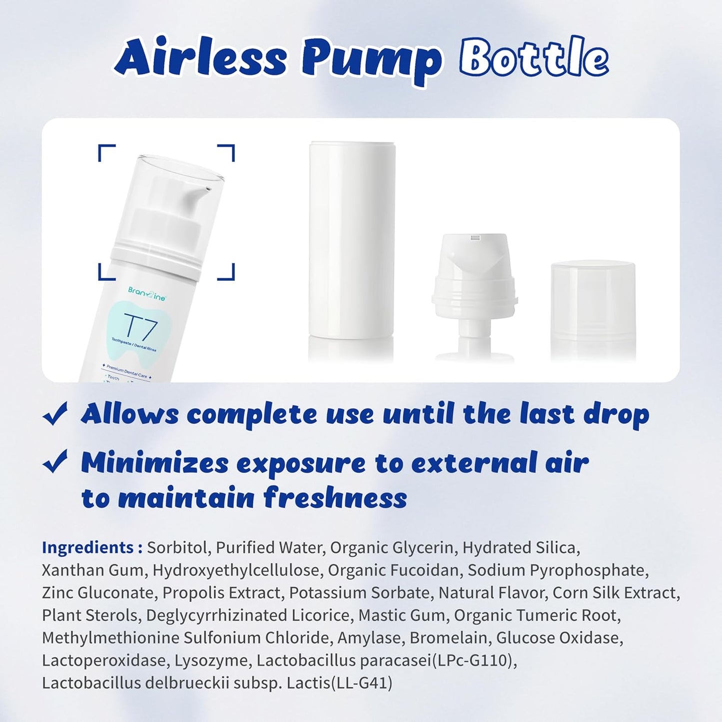 Dental-Tummy Toothpaste & Dental Rinse for Cats and Dogs (110ml) with Patented 2-Strain Probiotic, 5 Enzymes, Organic Fucoidan, Vitamin U, Mastic Gum