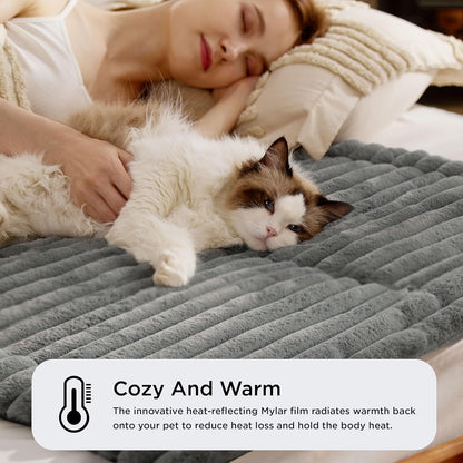 Bedsure Self Warming Cat Bed witth LESURE Dog Birthday Cake Toy
