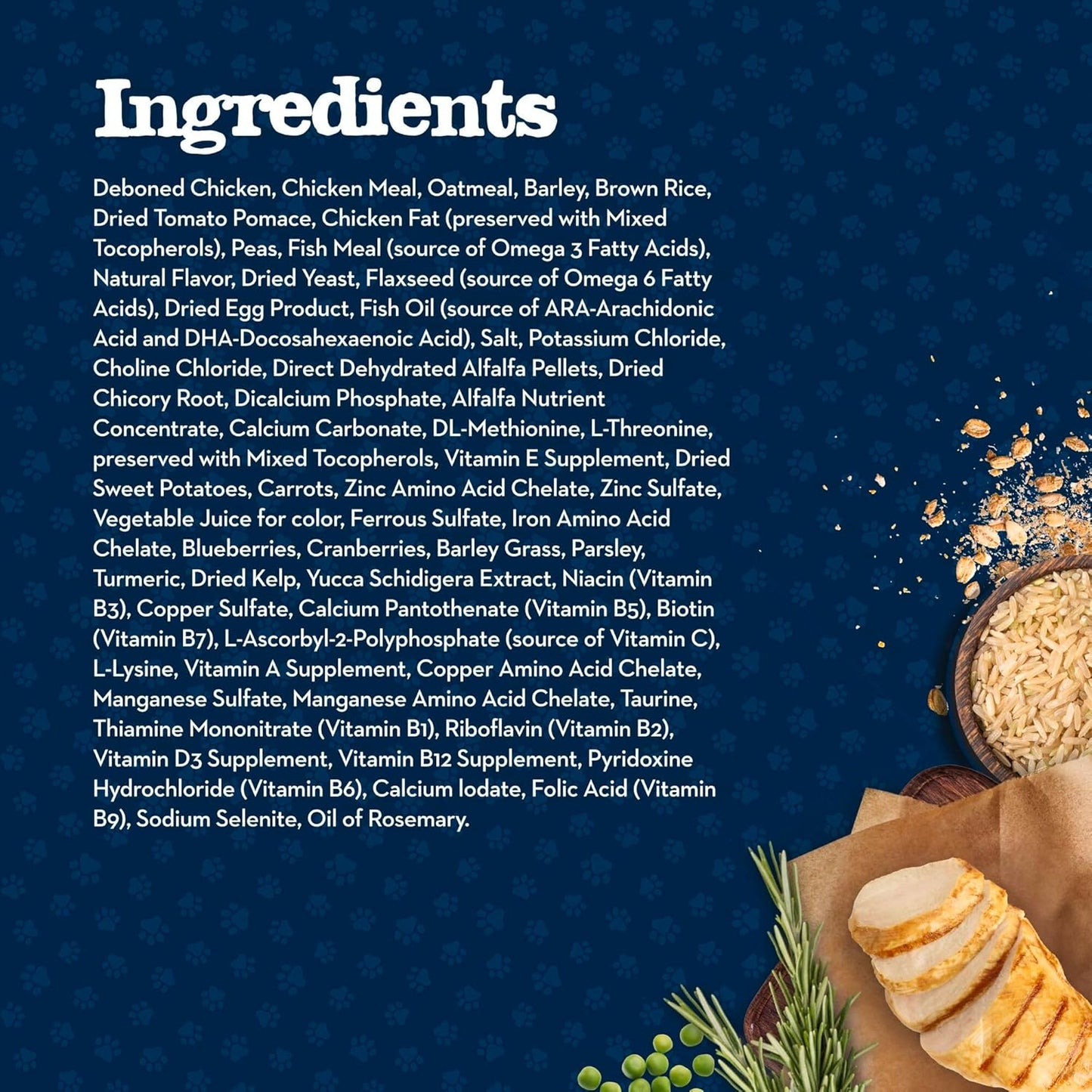 Blue Buffalo Baby Blue Natural Small Breed Puppy Dry Dog Food, Healthy Growth Formula with DHA, Chicken and Oatmeal Recipe, 4-lb Bag