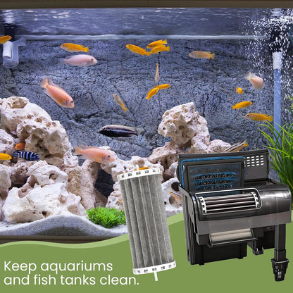 Aquarium Filter Compatible with Marineland Penguin 200 200B 350 350B Power Filters,Bio-Wheel Assembly PRBW2350B,Replacement Fish Tank Filter Parts,2 Pack