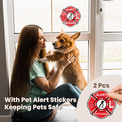 Never Rust Dog Door with Durable Plastic Frame, Large Doggy Door for Interior and Exterior Doors, Doggie Door with Magnetic Flaps, Closing Panel, Telescoping Tunnel, for Pets Up to 100lb