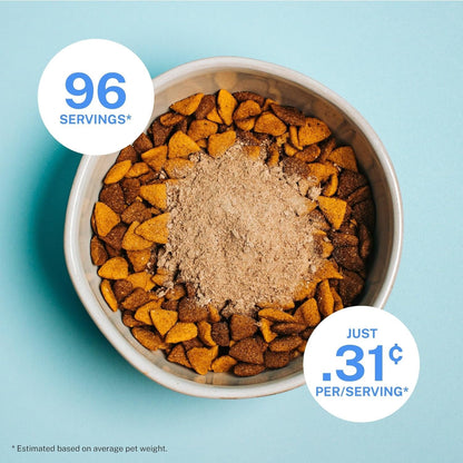 Yummers Premium Digestive Supplement for Dogs, Daily Probiotic Supplements, Elk Recipe, 8 oz. - All-Natural Freeze-Dried Dog Food Supplement Toppers - Flavor Dog Food Topper for Digestive Health