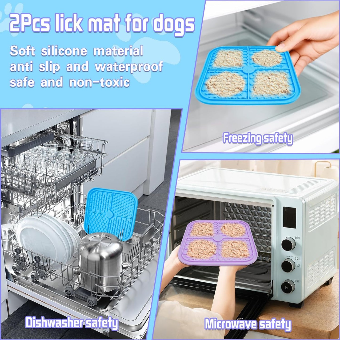 9 PCS Interactive Dog Puzzle Toy Set, Mentally Stimulating Dog Enrichment Toys for Small to Medium Smart Dogs, Includes Lick Mat with Suction Cups and Snuffle Mat for Dogs