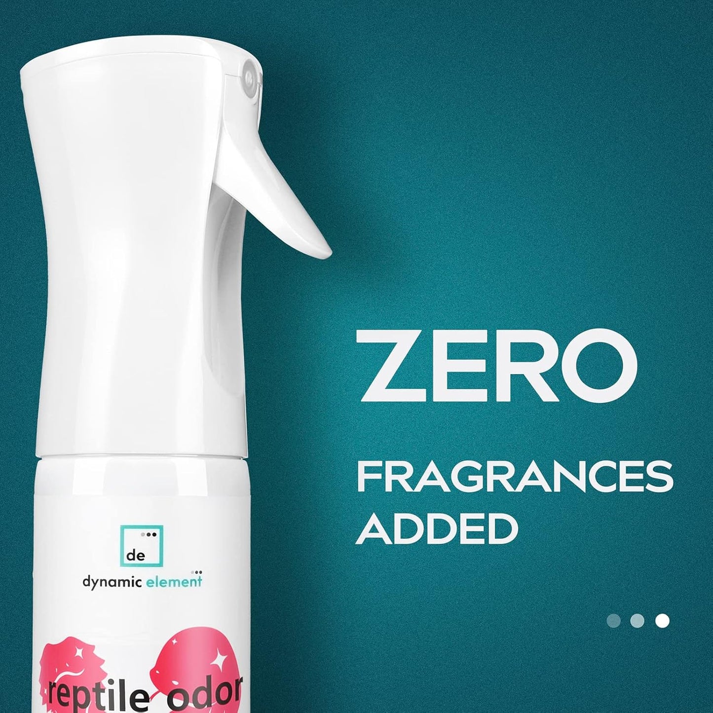 (2-Pack Value Set) Reptile Tank Odor Eliminator Spray – Unscented Natural Mineral Formula - Remove Waste Smells in Bearded Dragon and Turtle Tanks – 18 Fl Oz Total (2 x 9 Fl Oz)