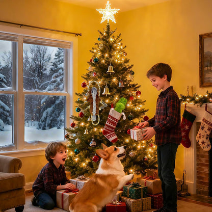 Interactive Dog Toys,No Stuffing Squeak Dog Toy for Large Dogs.Plush Dog Toy for Puppy, Small, Medium, Large Dog,Not for Aggressive Chewers(Rope Crocodile&Honey Badger)