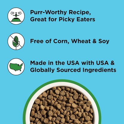 BIXBI Liberty Dry Food Digestive Cat Health Chicken Recipe, 10lb