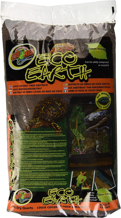 Zoo Med Eco Earth Loose Coconut Fiber Substrate 24 qts.