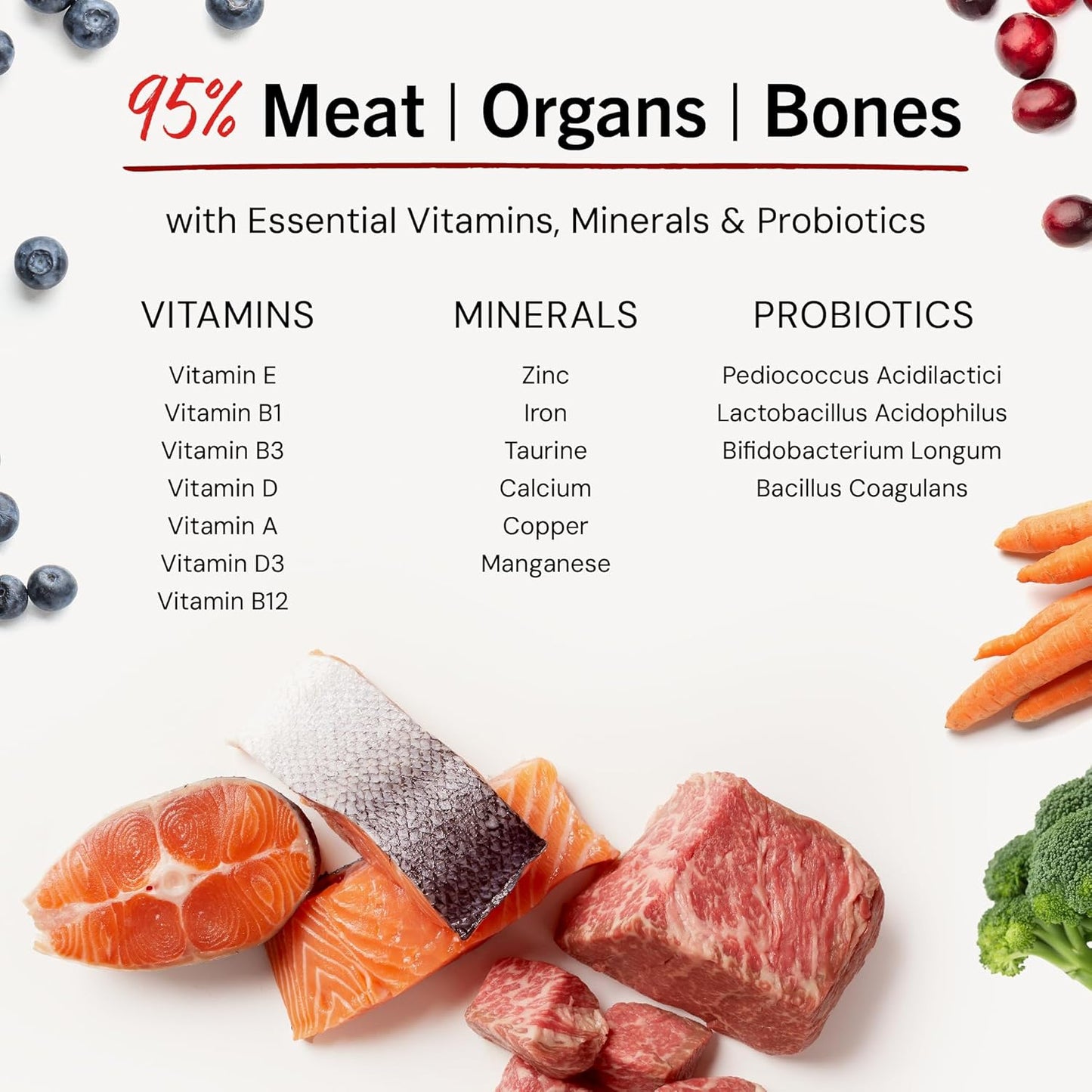 Stella & Chewy's Freeze Dried Raw Dinner Patties – Crafted for Puppies – Grain Free, Protein Rich Perfectly Puppy Beef & Salmon Recipe – 14 oz Bag