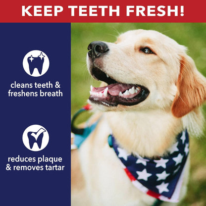 Pet Factory American Beefhide 3-3.5" Mini Rolls Dog Chew Treats - Natural Flavor, 14 Count/2 Pack