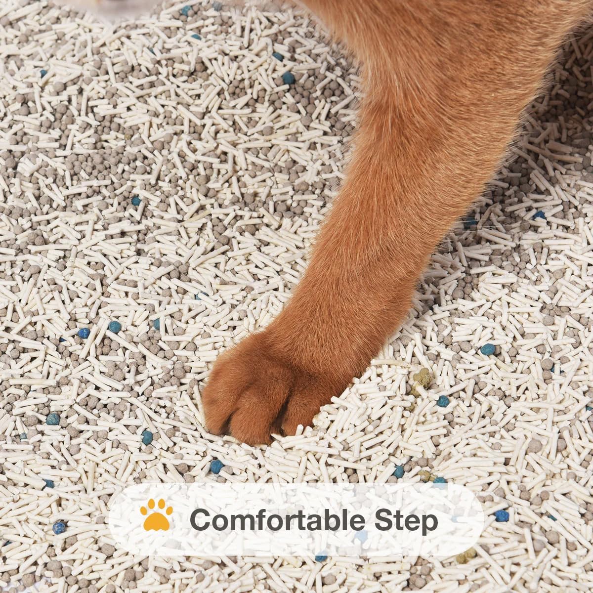 2PCS 3 in 1 Mixed Cat Litter，Strong Clumping Cat Litters,Odor Control and Unscented Ultra Absorbent Water Flushable Bentonite Tofu Cat Litter,Dust-Free,5.5 lbs/Bag