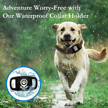 Pet Tracker for Dogs, Dog Tracker Smart Pet Location Tracker with Holder, Smart Item Finder, MFi Certificated Dog Tracking Device, No Monthly Fee, Works with Find My(iOS Only)
