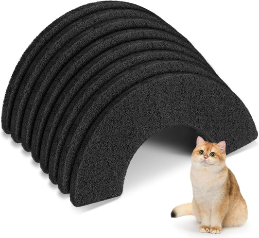 8 Pack Thickened 0.45” Carbon Filters Compatible with Litter Robot 4, Cat Litter Box Filters Replacement to Control Damp from Pets and Absorb Odors for a Fresh Home Life