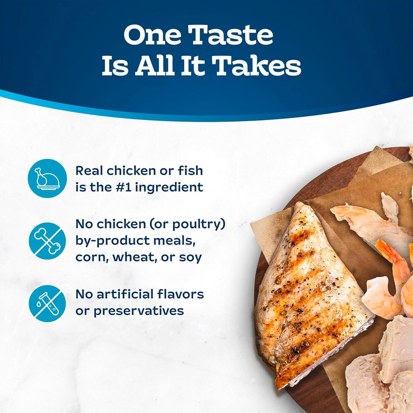 Blue Buffalo Tastefuls Flaked Wet Cat Food Variety Pack, Made with Natural Ingredients, Tuna, Chicken, Fish & Shrimp, 3-oz Cans (12 Count, 4 of Each)