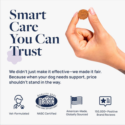 Veterinary Formula Pet Calm 60ct – Vet-Formulated Calming Chews for Dogs with L-Theanine, L-Tryptophan for Behavior Support, Relaxation Treats, Puppy Chews for Stressful Situations, Dog Calming Aid