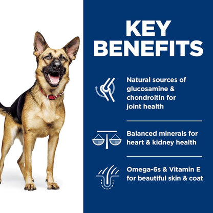 Hill's Science Diet Large Breed Senior Dry Dog Food Adult 6+, Quality Protein for Joint Support & Lean Muscles, Chicken Recipe, 33 lb. Bag