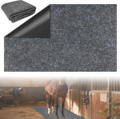 4×6ft Horse Stable Mat Lightweight Floor Mat, Non Slip Backing Floor Mat, Durable & Water Absorbent Stable Mats,Keep Floor Dry & Clean, Cuttable & Back Non-Slip Design Mat for Horses Livestock