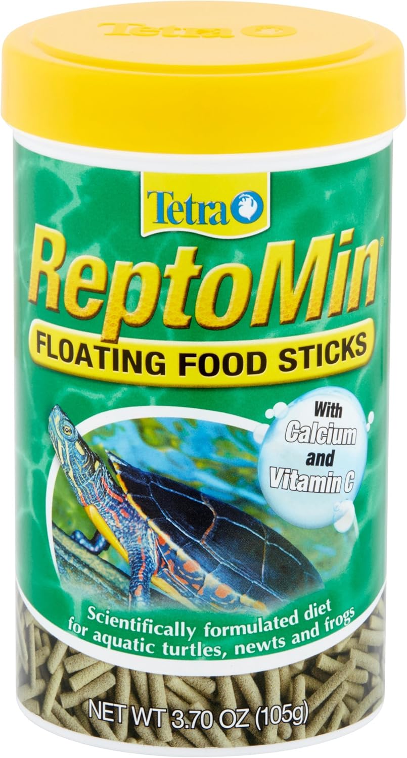 Tetra ReptoMin Floating Food Sticks, Food for Aquatic Turtles, Newts and Frogs, 3.7 oz