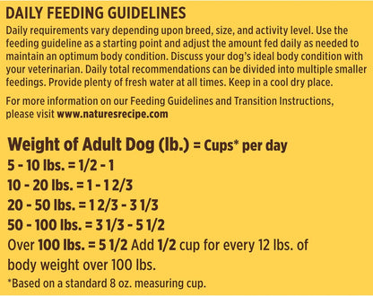 Nature’s Recipe Chicken, Barley & Brown Rice Recipe Dry Dog Food with Freeze Dried Chicken Bites 10.5 lb Bag