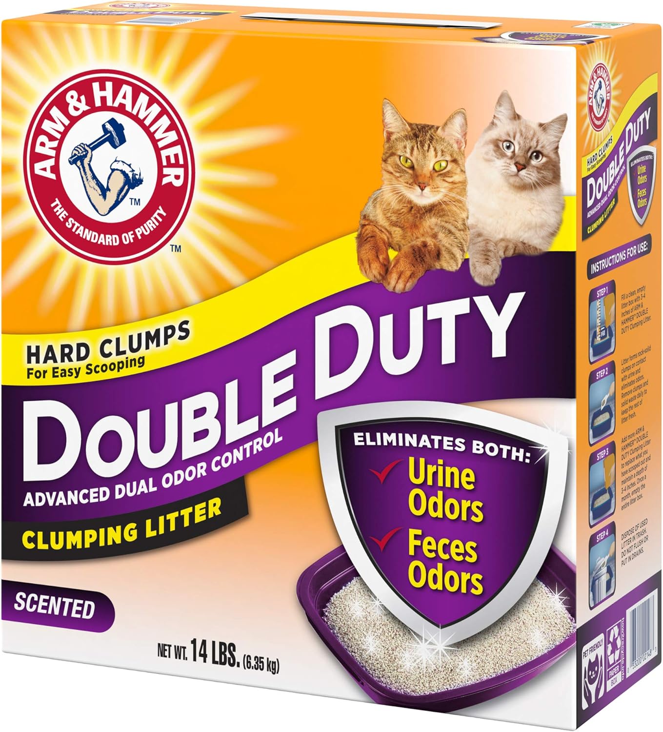 Arm & Hammer Double Duty Litter, 14 Lbs (Packaging May Vary)