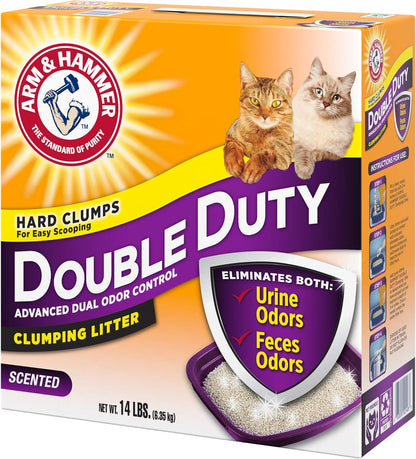 Arm & Hammer Double Duty Litter, 14 Lbs (Packaging May Vary)