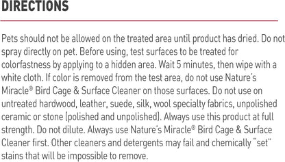 Nature's Miracle Bird Cage & Surface Cleaner