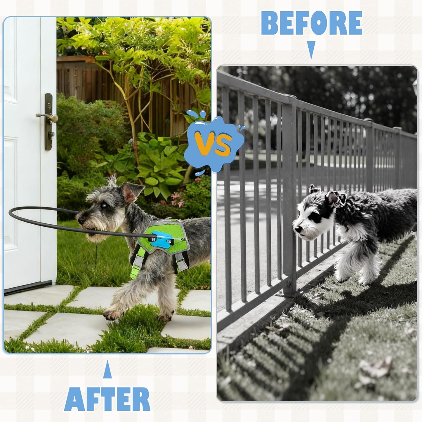 Halo Harness for Blind Dogs, Adjustable Safety Halo with Reflective Straps,Confidence Support Collar for Visually Impaired Pets,Blind Dog Navigation Aid (M)