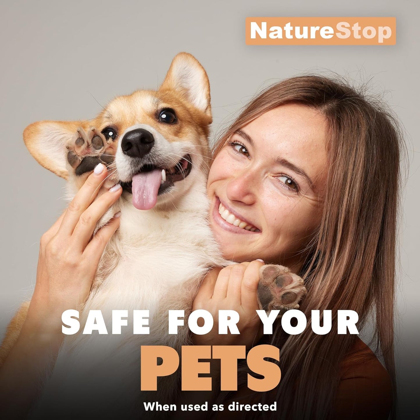 Flea Spray for Dogs, Gentle & Effective Flea Treatment for Pets, 16 oz (475mL)