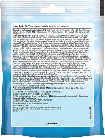 Kaytee Healthy Bits Treat Rabbit and Guinea Pig 4.5 oz