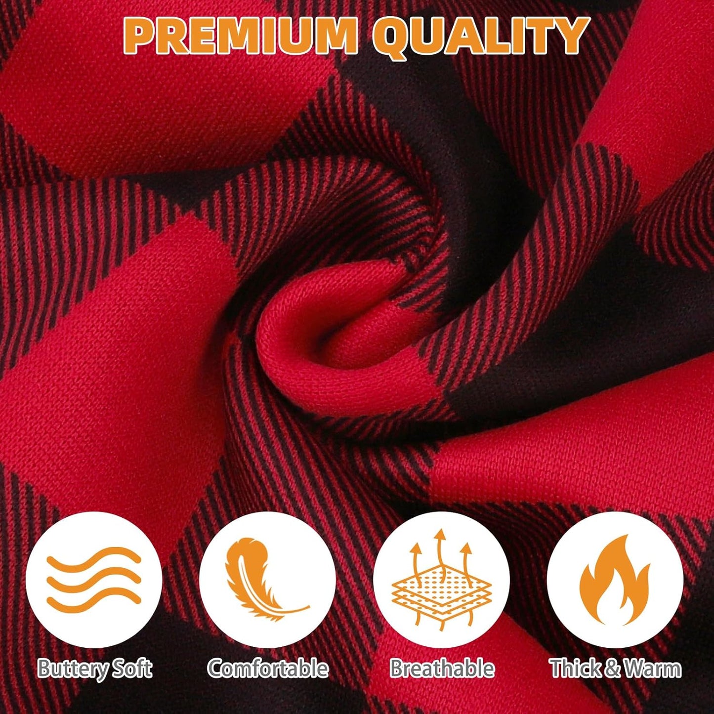 KOOLTAIL Plaid Dog Hoodie Pet Clothes Sweater with Hat and Pocket for Small Medium Large Size Dogs, Soft Winter Warm Dog Cold Weather Coat, Fleece Fall Dog Hooded Sweatshirt for Puppy Cats, Red XL