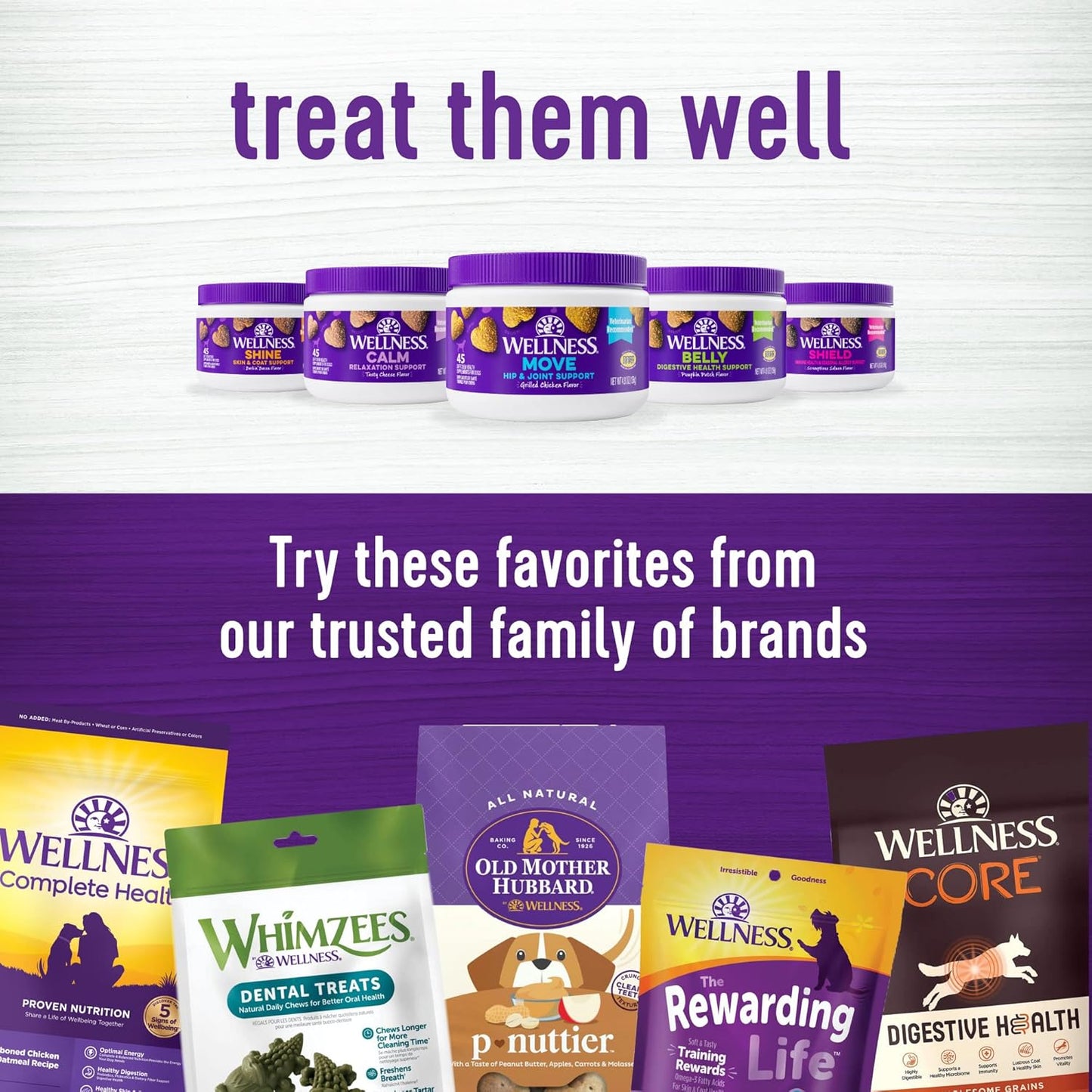 Wellness Pumpkin Patch Flavored Soft Chew Digestive Health Supplements for Dogs, 45 Count