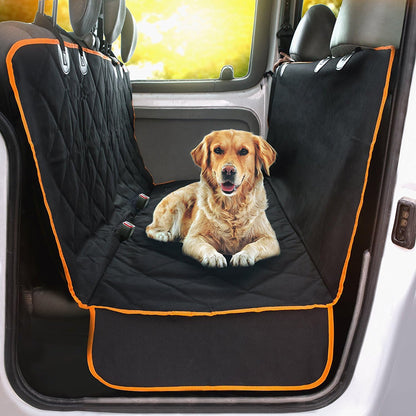 Doggie World Dog Car Seat Cover for Back Seat for Cars & SUVs - Durable Pet Car Seat Cover Backseat Protector, Nonslip Dog Hammock for Car, Waterproof Scratchproof Rear Seat Cover Against Dirt, Fur