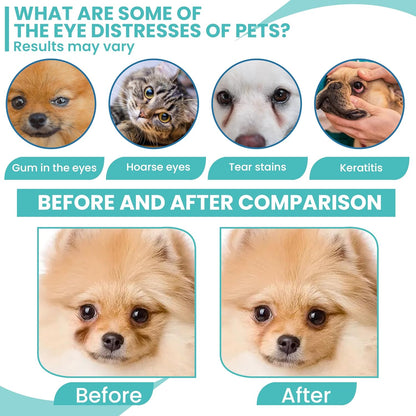 Dog Washing Gloves 10-Pack Pet Grooming Gloves Natural Plant Fiber Dog Cleaning Wipes for Body, Ears, Tear Stain Wipes Ideal for Travel, Outdoors