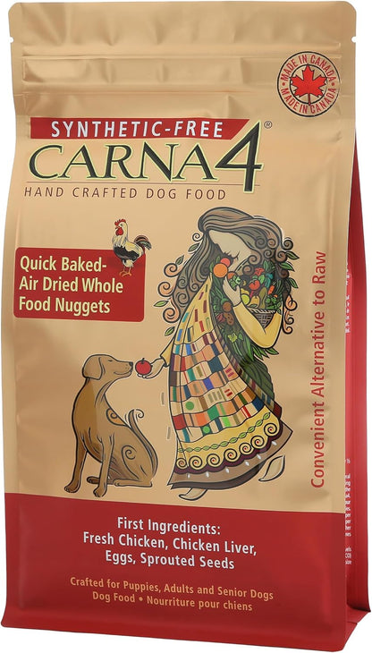 CARNA4 All Life Stages Chicken Formula Dry Dog Food (3 Pound, Chicken)