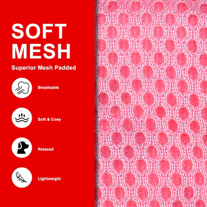 EXPAWLORER Christmas Puppy Harness - Dog Collar and Leash - Soft Mesh Padded Adjustable Step in Small Dog Vest Harness No Pull, Reflective Escape Proof for Outdoor Walking, Red S