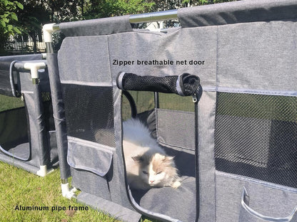 3-in-1 Dog Playpen,Pop Up Pet Playpen Cats Enclosure for Kitten and Puppy Indoor Outdoor Use