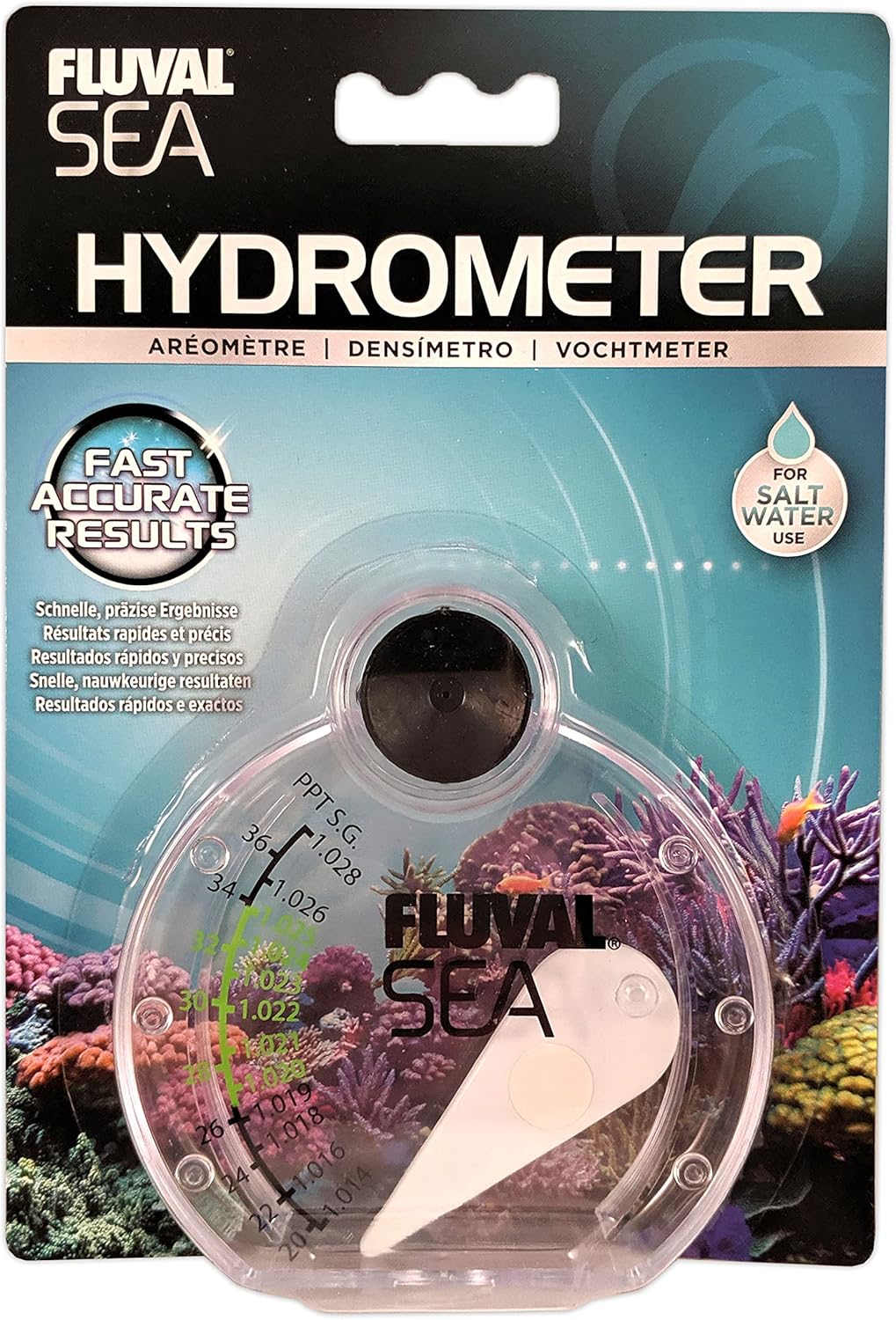 Fluval Sea Hydrometer for Aquarium, Medium