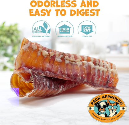 High Protein Single Ingredient Dog Treats Bundle - Chicken Chips & Beef Trachea