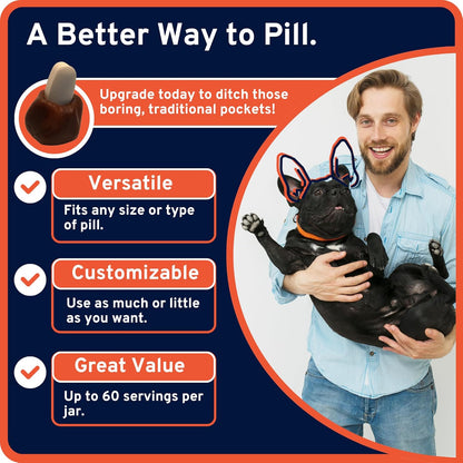 Ultra Easy Pill-Dough Treat Paste Wrap for Dogs & Cats - Forms a Custom Pocket to Hide Pet Medications - Pro Line