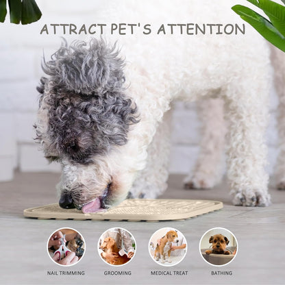 2 Pack Lick Mat for Dogs,Cats,Upgraded 8.5×8.5 inches Licking Mats with Suction Cups,Slow Feeder Licking Pad for Anxiety Relief and Boredom Reducer,Suitable for Dog Training Set 11